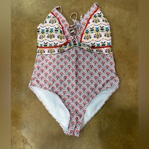 DAVI & DANI Multicolor Kids One Piece Swimsuit